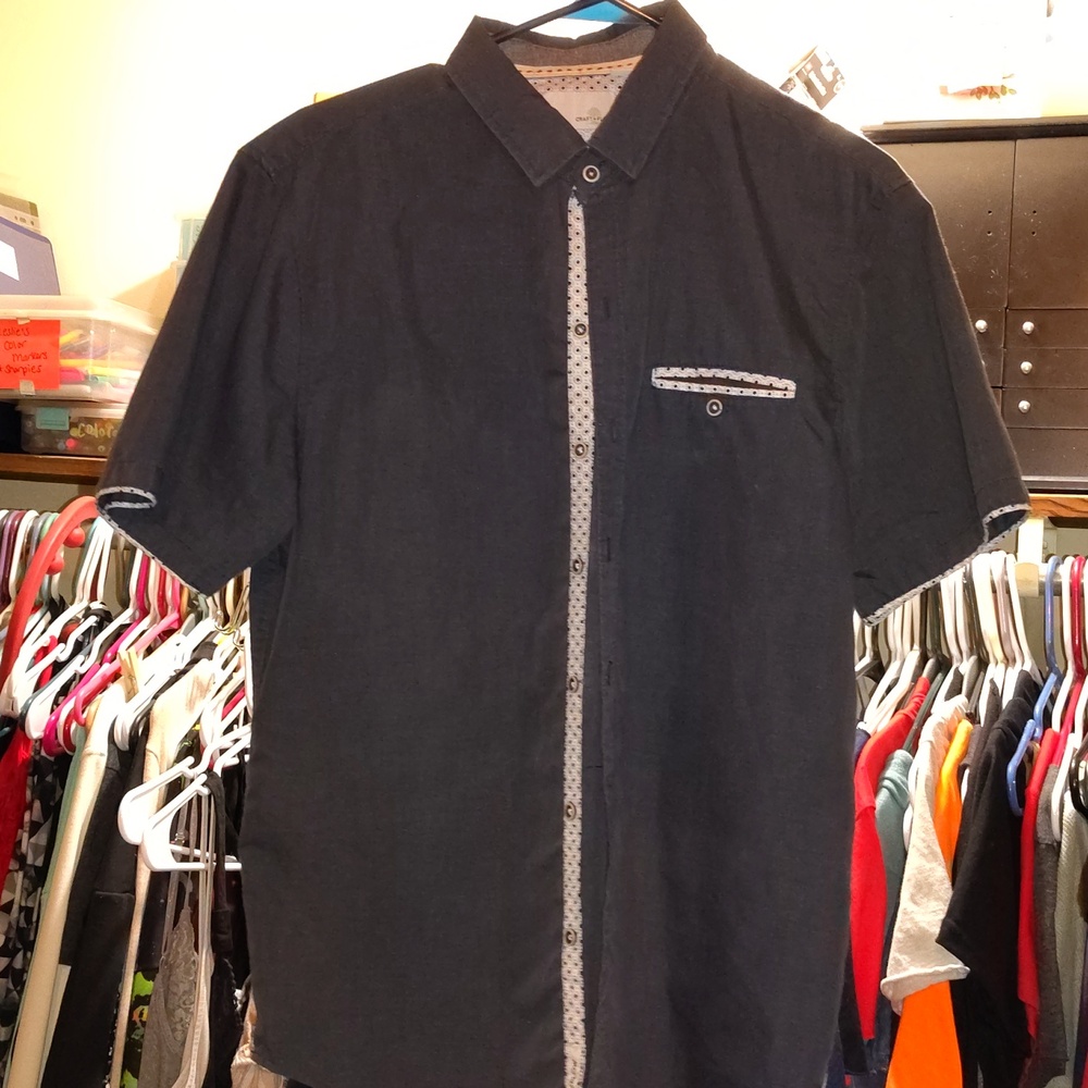 Men's button down shirt
